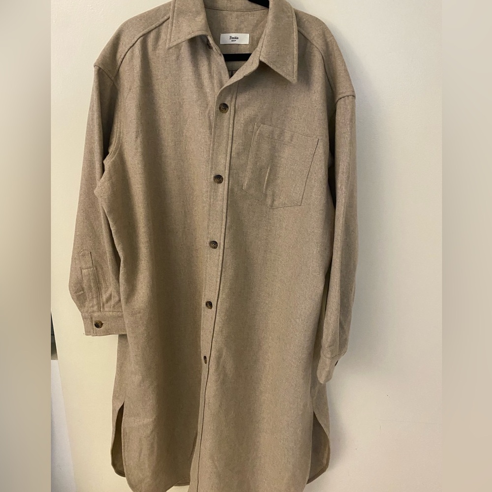 Frankie shop wool shirt dress